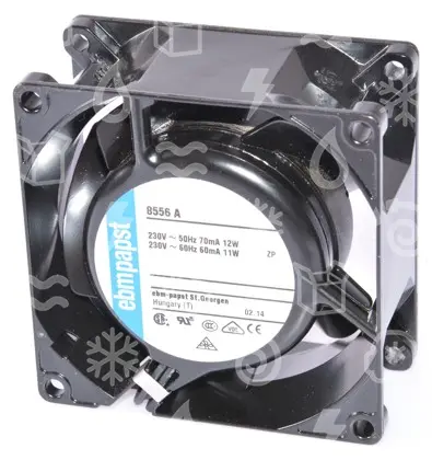 ventilátor axiální EBM 8556A, 80 x 80 x 38 mm, 230 V, 2800 rpm